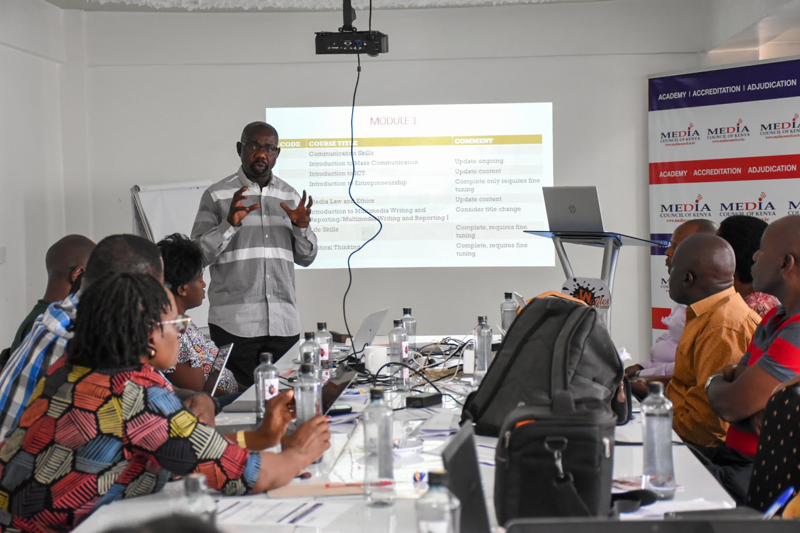 Setting Standards: MCK Conducts a Training of Trainers on the Journalism Curriculum